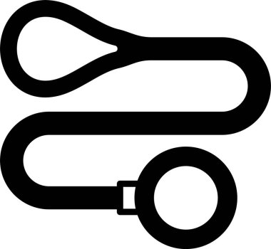  Köpek tasması ağ ikonu vektör illüstrasyonu 