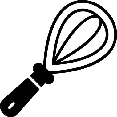 Bir çırpma simgesinin vektör illüstrasyonu