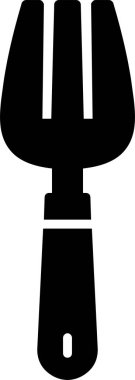 Çatal çatal bıçak ikonu. vektör illüstrasyonu