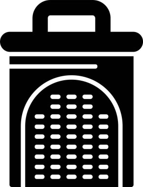 Grater araç simgesinin vektör illüstrasyonu