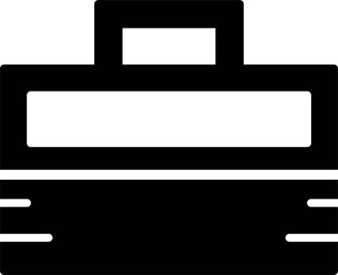 bagaj. Web simgesi basit illüstrasyon