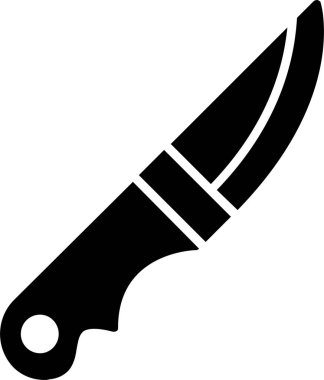 Bıçak. Web simgesi basit illüstrasyon 