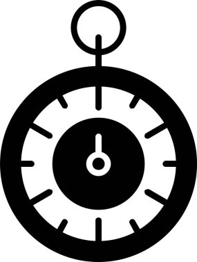 Zamanlayıcı web simgesi vektör illüstrasyonu