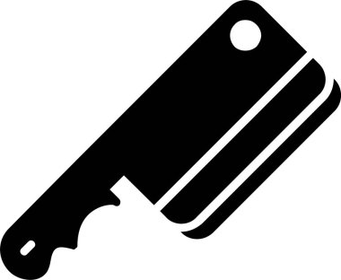 Bıçak. Web simgesi basit illüstrasyon 