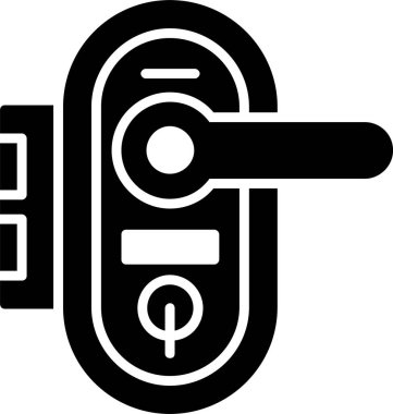 Kapı kolu ağ simgesi çizimi