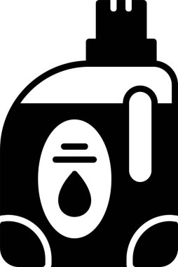 Deterjan Web simgesi basit illüstrasyon