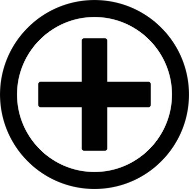 ekle. Web simgesi vektör illüstrasyonu