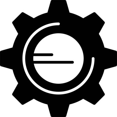 Ayarlar web simgesi basit illüstrasyon