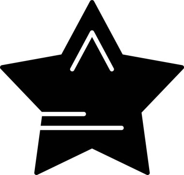 yıldız web simgesi, vektör çizim