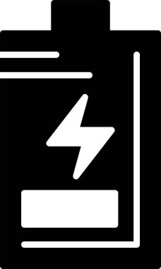 Pil. Web simgesi basit illüstrasyon