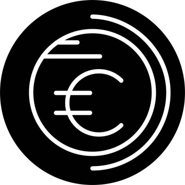 Euro simgesi vektör çizim