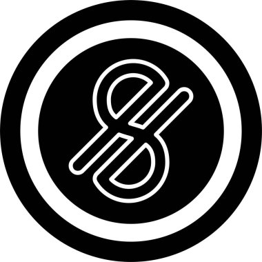 Özbekistan Som para birimi simgesi, vektör illüstrasyonu