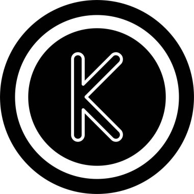  Myanmar Kyat ikon vektör illüstrasyonu