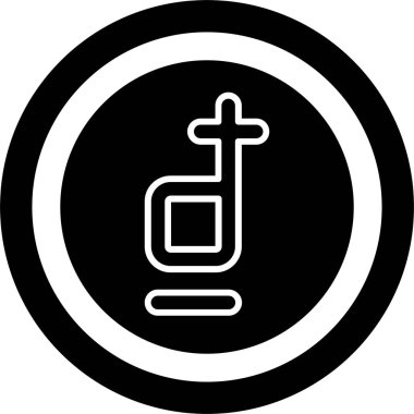 Vietnamca Dong simgesi vektör illüstrasyonu