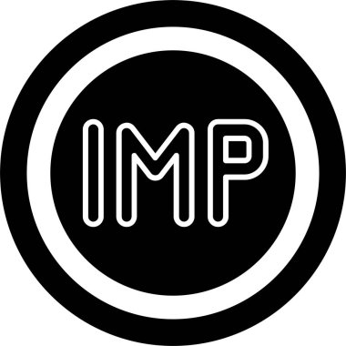 Man Pound ikon vektör illüstrasyonu adası