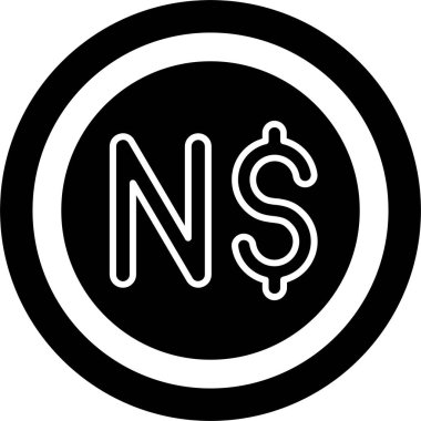  Kiribati Dolar simge vektör illüstrasyonu