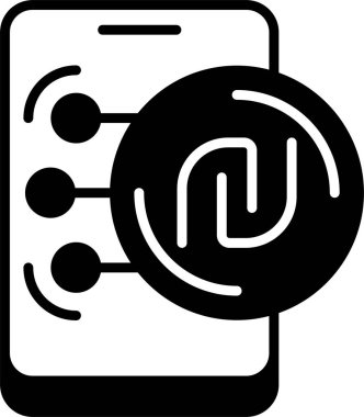 İsrail Shekel para birimi simgesi, vektör illüstrasyonu