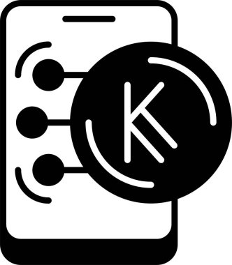 Kenya Şilin ikon vektör illüstrasyonu