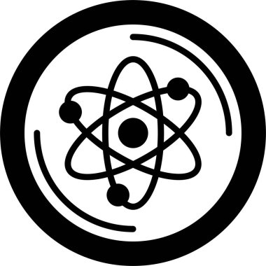  Kozmos logo web simgesi vektör çizimi 