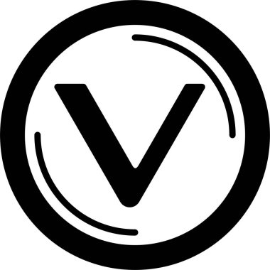 Damarlı logo web simgesi vektör illüstrasyonu 