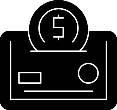 cüzdan web simgesi basit illüstrasyon