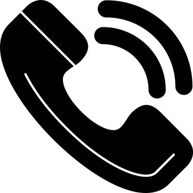 telefon arama simgesi, vektör illüstrasyonu