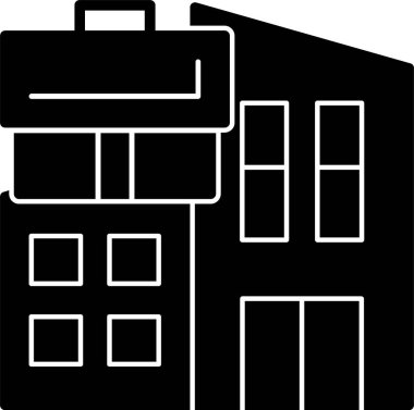 mimari şehir binası simgesi