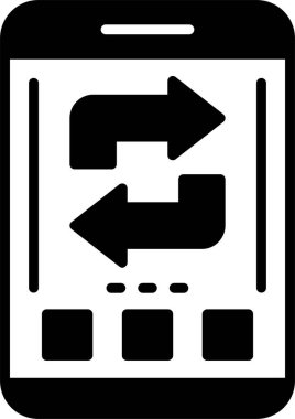 Web simgesini basit illüstrasyonla tazele