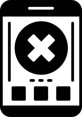 Ana hatlar biçiminde hata simgesi