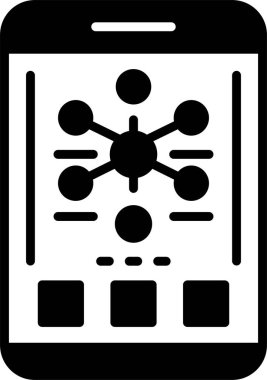 Grafik Web simgesi basit illüstrasyon