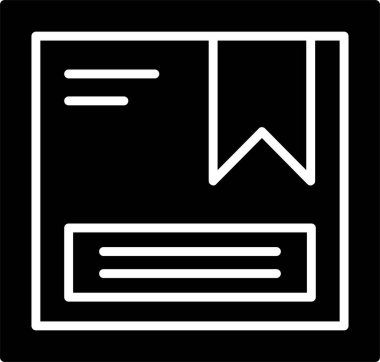 Paket modern simgesinin vektör illüstrasyonu