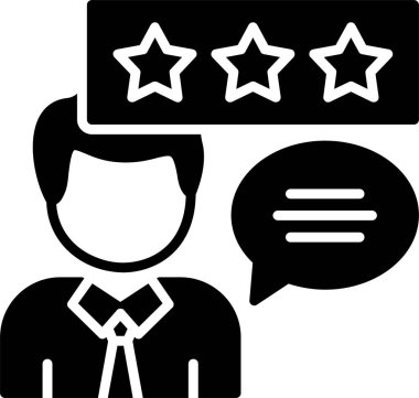 Geri besleme simgesi vektör illüstrasyon tasarımı