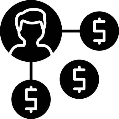 Para Ağı vektör simgesi