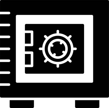 Kasa. Web simgesi vektörü 