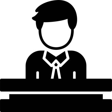 Masa. Web simgesi basit illüstrasyon