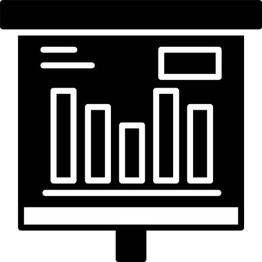 çubuk çizelgesi vektör illüstrasyonu 