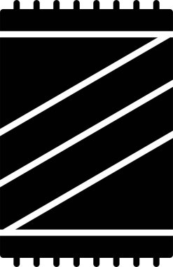 Havlu Web simgesi vektör illüstrasyonu