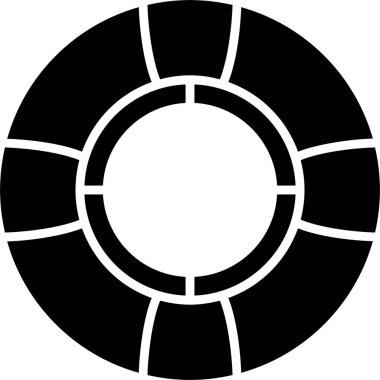 yaşam şamandırası vektör illüstrasyonu