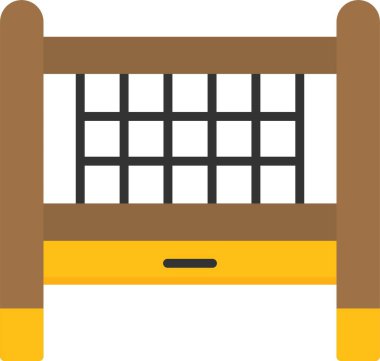 Bebek beşiği web simgesi basit illüstrasyon