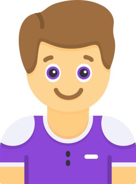 human avatar icon, vector illustration simple design