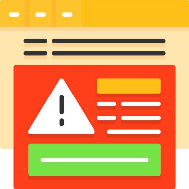 404 hata web simgesi vektör illüstrasyonu