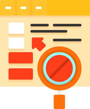 Dolandırıcılık web simgesi vektör illüstrasyonuna tıklayın