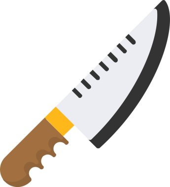 bıçak ağ ikonu vektör illüstrasyonu