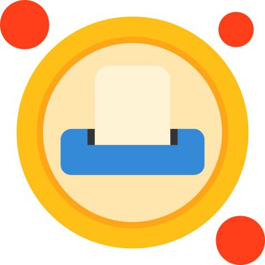 Web simgesi vektör resimlemesini yazdır