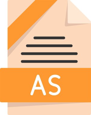 dosya biçimi simgesi, vektör illüstrasyonu basit tasarım