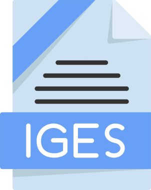 dosya biçimi simgesi, vektör illüstrasyonu basit tasarım