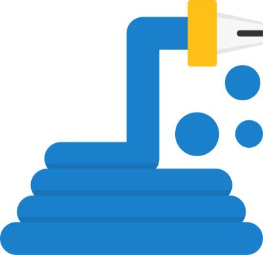  Bahçe hortumu ağ ikonu vektörü 