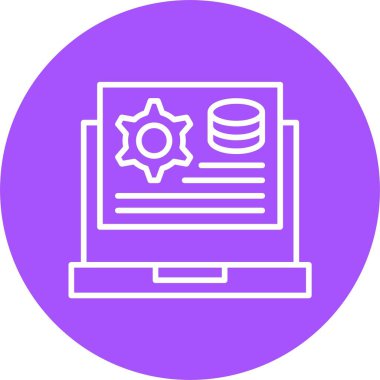 seo modern simgesinin vektör illüstrasyonu