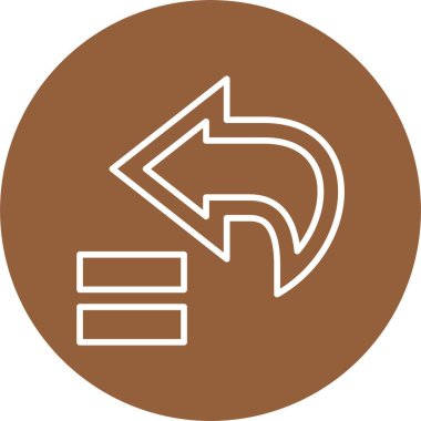  Geriye dönük ağ simgesi vektörü 