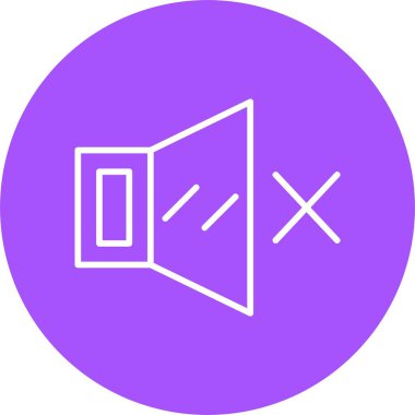 Dilsiz ağ simgesi vektörü 